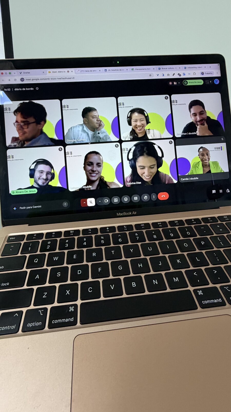 Time em ação